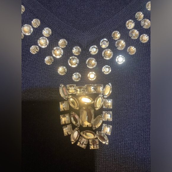 NWOT Ladies Size XL Iman Rhinestone Blouse Tunic - Picture 11 of 15